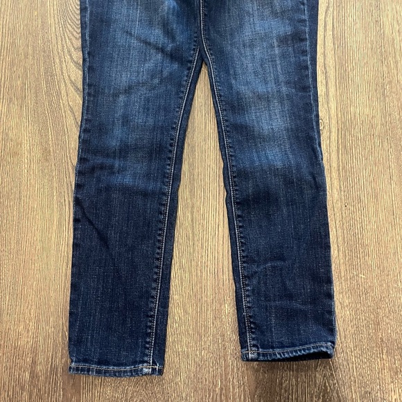 Lucky Brand Lolita Skinny Jeans Low Rise Whisker Denim Dark Wash Blue Size 4/27 - Picture 4 of 15